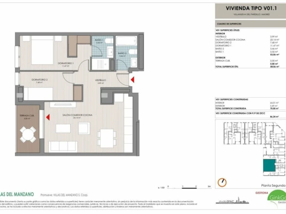Piso en Villanueva del Pardillo – Ref. 08314