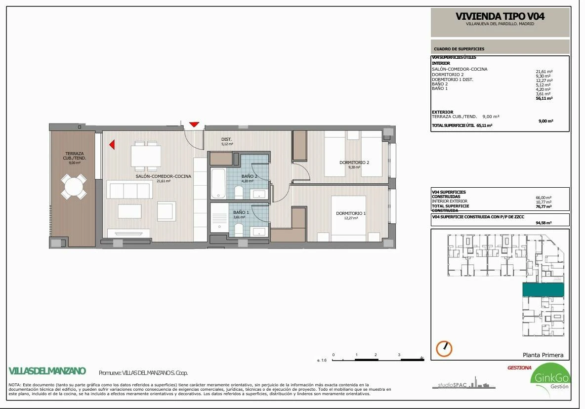Piso en Villanueva del Pardillo – Ref. 08320