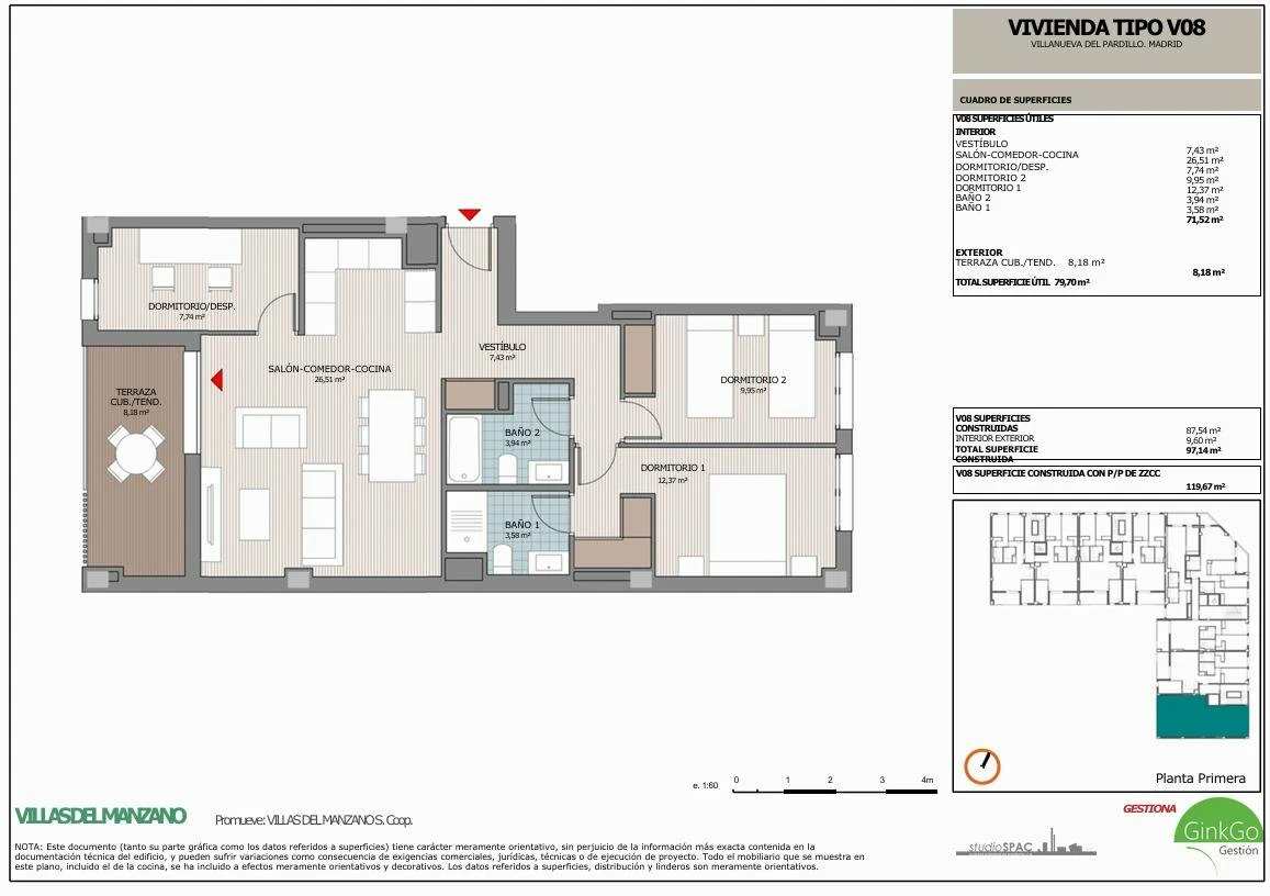 Piso en Villanueva del Pardillo – Ref. 08313