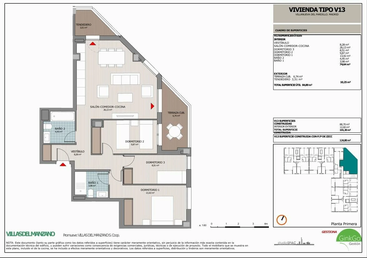 Piso en Villanueva del Pardillo – Ref. 08317