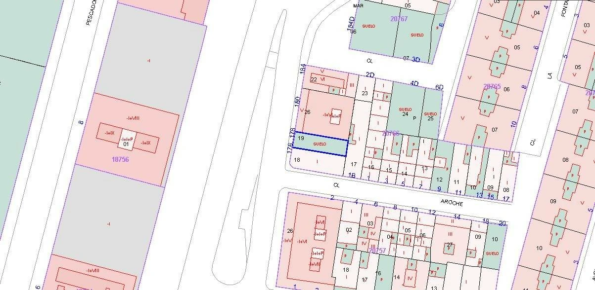 Suelo urbano consolidado en Huelva