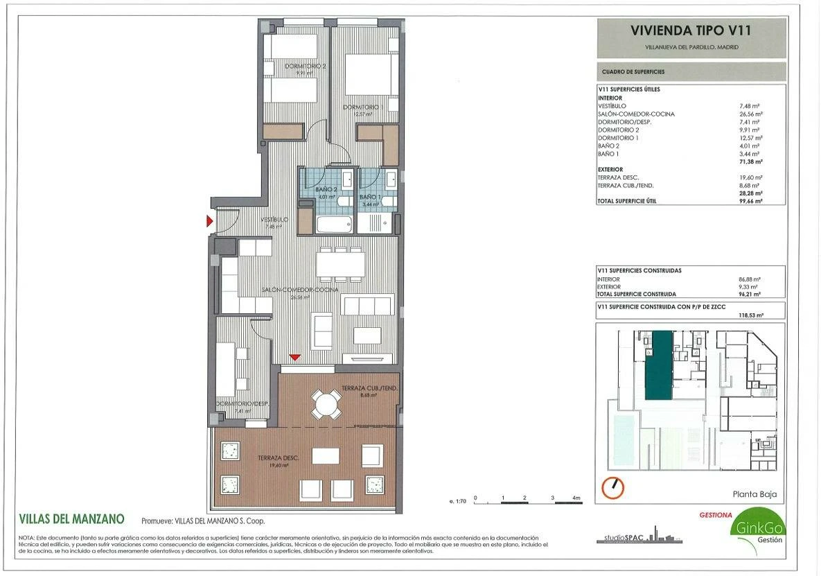 Piso en Villanueva del Pardillo – Ref. 08330