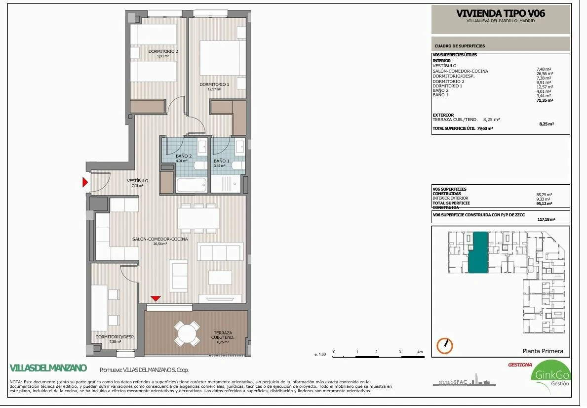 Piso en Villanueva del Pardillo – Ref. 08333